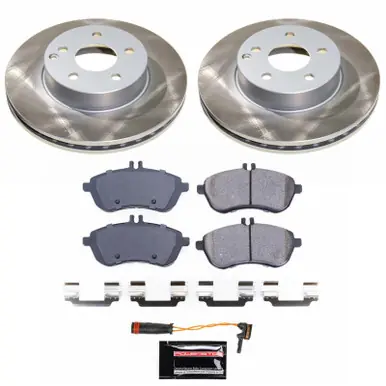 Grab Now Power Stop 12-15 Mercedes-Benz SLK250 Front Semi-Coated Rotor Kit - SC5790