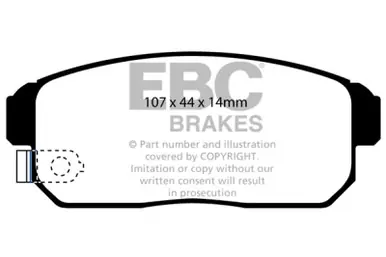 Top Rated EBC 02-03 Infiniti G20 2.0 Greenstuff Rear Brake Pads - DP21691