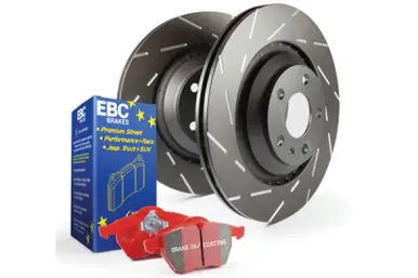 High Quality EBC S4 Kits Redstuff Pads and USR Rotors - S4KR1388