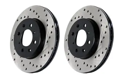 Centric Drilled OE Design Brake Rotor - 128.35066 Money Back Guarantee