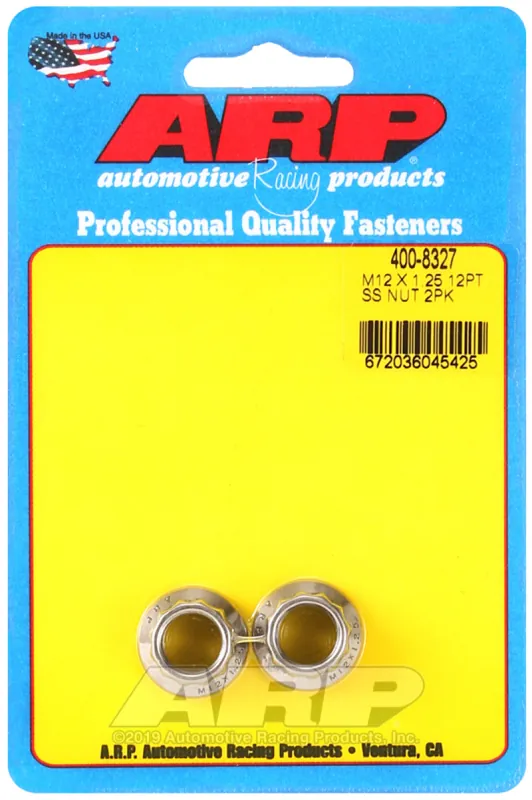 ARP M12 x 1.25 M14 WR 12pt Nut Kit - 2 Pack Hot Deal