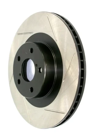 Crafted StopTech Power Slot 94-04 Ford Mustang Front Right Slotted CRYO Rotor