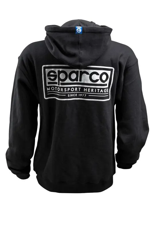 Sparco Sweatshirt Hooded Heritage Blk Lr | Graveyard Performance Deal