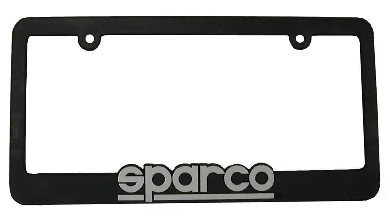 Shop Now Sparco License Plate Frame Plastic | Graveyard Performance