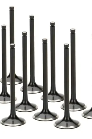 Warranty Included Supertech VW 2.0L 16V 28.50X6.94X98.20mm Ev16 Undercut Dish e Exhaust Valve - Set of 10 | Graveyard Performance