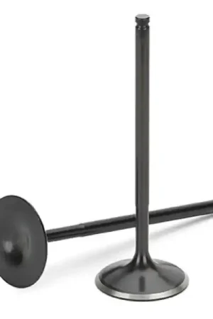 Supertech VW 1.8L/2.0L 16V / 2.2L 5cyl 20V Black Nitrided Intake Valve - +2mm Oversize - Set of 8 | Graveyard Performance Limited Offer