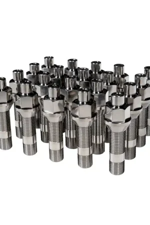 Order Now Wheel Mate Titanium Wheel Stud Conversion (Raw Ti) - M14x1.25 to M14x1.5 - 74mm - 60deg Lug Nut | Graveyard Performance