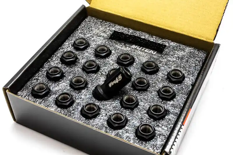 Instant Buy Wheel Mate Muteki TR45 Open End Lug Nuts - Gun Metal - 12x1.50 - 45mm | Graveyard Performance