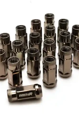 Today Only Wheel Mate WM14R 14x1.50 Lug Nuts Titanium Chrome 20 PCS | Graveyard Performance
