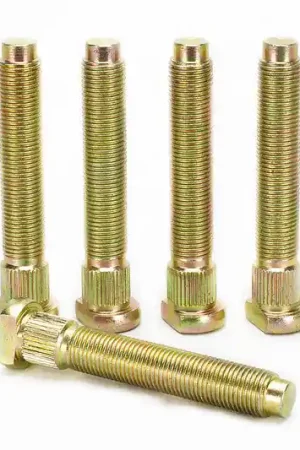 Wheel Mate Stud Conversion M14 x P1.50-M12 x P1.50 / 1.75in L - Nickel Finish (QTY 20) | Graveyard Performance Money Back Guarantee