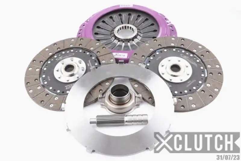 XClutch Subaru 9in Twin Solid Organic Multi-Disc Service Pack | Graveyard Performance Cheap