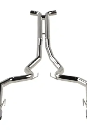 Clearance Kooks 18-24 Ford Mustang GT 5.0 3in. Valved Shotgun Cat-Back Exhaust - Carbon Tips | Graveyard Performance