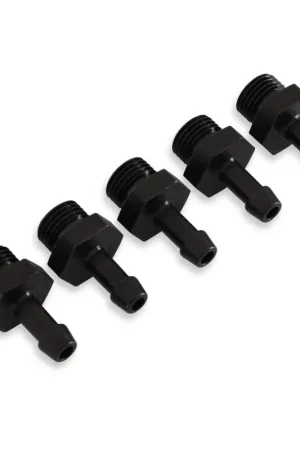 AEM Adjustable Fuel Pressure Regulator Barb Fitting -6 (9/16in-18) to 7mm - 5 Pack | Graveyard Performance Secure Checkout