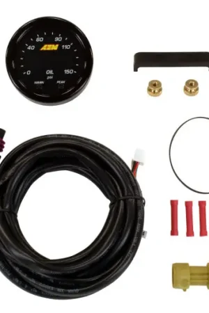 Reduced Price AEM X-Series 0-150 Oil Pressure Gauge Kit | Graveyard Performance