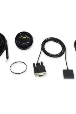 Fan Favorite AEM X-Series 0-160 MPH Black Bezel w/ Black Face GPS Speedometer Gauge | Graveyard Performance