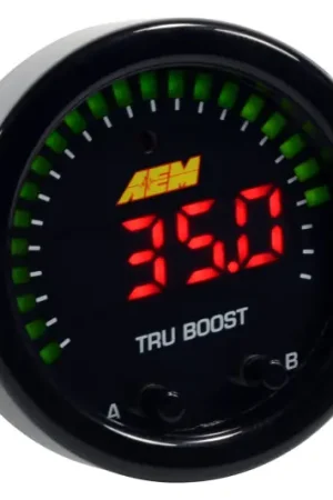In Demand AEM X-Series Tru-Boost Controller Gauge w/ Boost Control Solenoid 80PSIg Internal MAP Sensor | Graveyard Performance