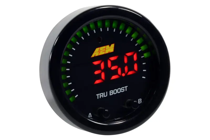 In Demand AEM X-Series Tru-Boost Controller Gauge w/ Boost Control Solenoid 80PSIg Internal MAP Sensor | Graveyard Performance