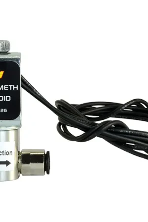 AEM Water/Methanol Injection System - High-Flow Low-Current WMI Solenoid - 200PSI 1/8in-27NPT In/Out | Graveyard Performance Affordable