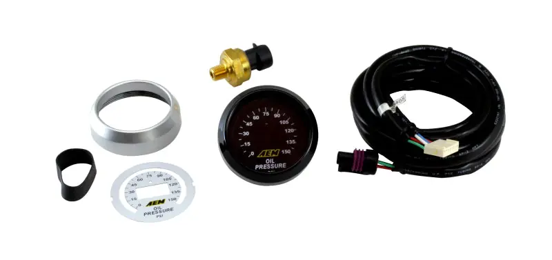 Markdown AEM 52mm Oil Pressure 150psi Digital Gauge | Graveyard Performance