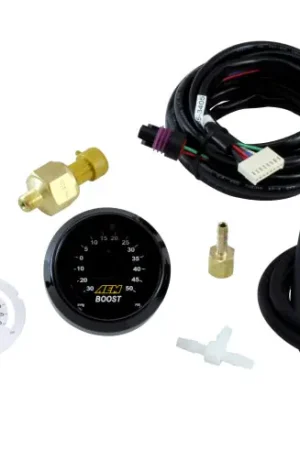 AEM 52mm Boost Digital Gauge -30-50psi | Graveyard Performance Instant Buy