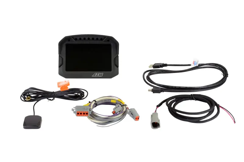 Editor’s Pick AEM CD-5G Carbon Digital Dash Display w/ Interal 10Hz GPS & Antenna | Graveyard Performance