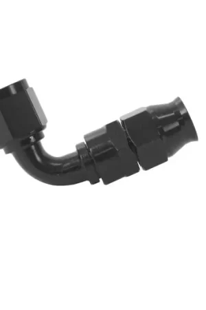 Aeromotive PTFE Hose End - AN-08 - 90 Deg - Black Anodized | Graveyard Performance Direct From Manufacturer