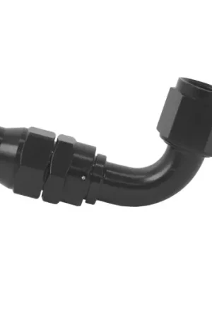 Aeromotive PTFE Hose End - AN-10 - 90 Deg - Black Anodized | Graveyard Performance Professional Grade