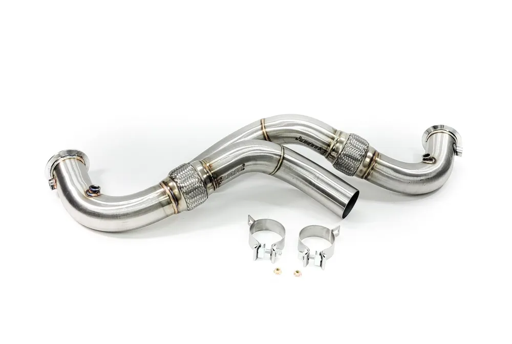 Fresh Stock BMW G30 M550i N63R 3" Catless Downpipes | Graveyard Performance