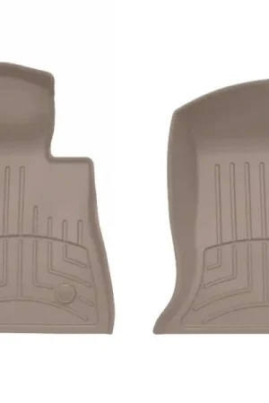 Premium WeatherTech 16-24 Chevrolet Camaro Front FloorLiner HP - Tan | Graveyard Performance