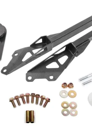 BMR 15-18 Ford Mustang S550 IRS Subframe Support Brace (Black Hammertone) | Graveyard Performance In Demand