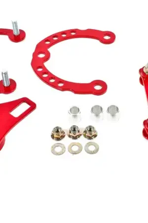 BMR 15-17 S550 Mustang Caster Camber Plates - Red | Graveyard Performance Super Sale