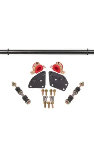 BMR 82-92 Chevrolet Camaro Sway Bar Kit Front Hollow 35mm Non-Adjustable - Black Hammertone | Graveyard Performance Genuine
