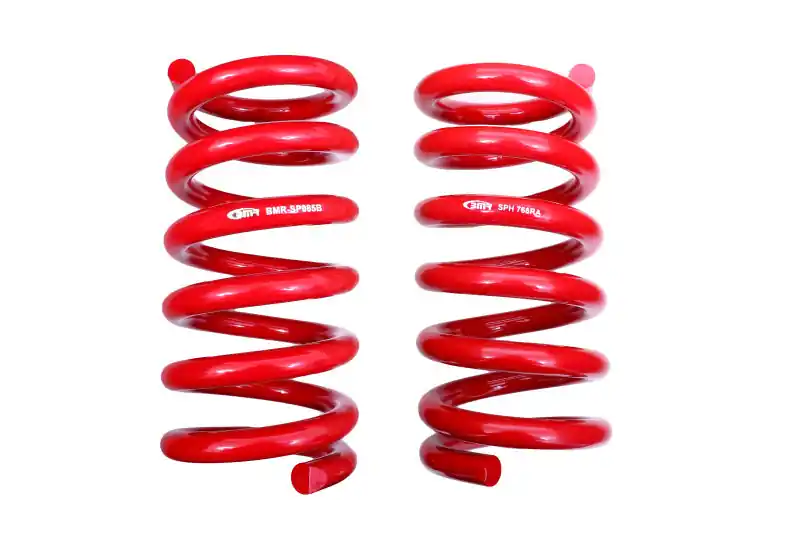 Bulk Order BMR 18-20 S550 Mustang GT MagneRide/15-20 GT350 Lowering Spring Set of Rear only - Red | Graveyard Performance