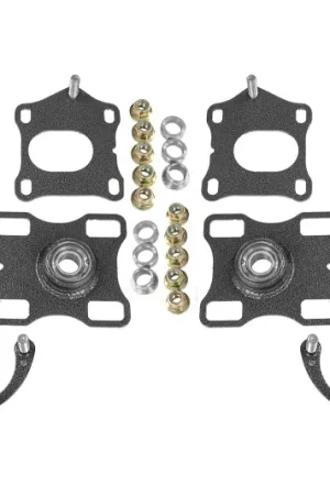 Exclusive Offer BMR 11- 14 Ford Mustang / Shelby GT500 Caster Camber Plates - Black Hammertone | Graveyard Performance