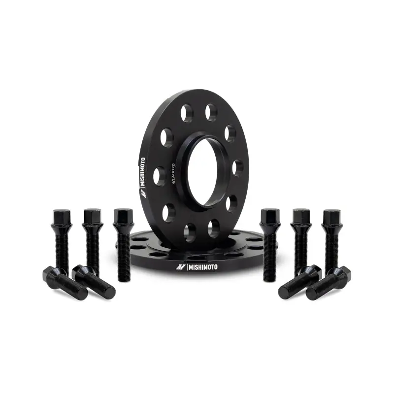 Mishimoto Wheel Spacers - 5x112 - 66.5 - 12 - M14 - Black | Graveyard Performance Must Have