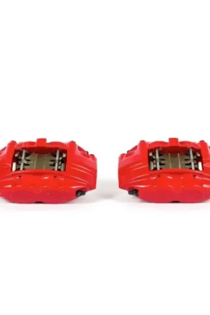Power Stop 09-19 Nissan 370Z Front Red Calipers w/o Brackets - Pair | Graveyard Performance Brand New