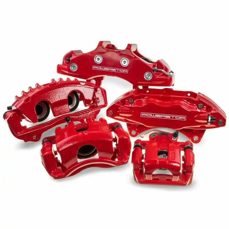 Free Delivery Power Stop 03-06 Mitsubishi Lancer Front Red Caliper (Pair) | Graveyard Performance