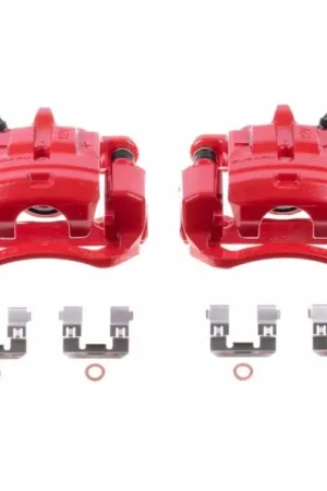 Top Pick Power Stop 13-16 Scion FR-S Rear Red Calipers w/Brackets - Pair | Graveyard Performance