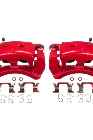 Power Stop 14-19 Infiniti Q50 Front Red Calipers - Pair | Graveyard Performance Final Sale