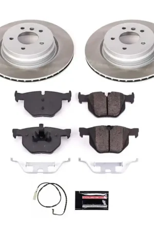 Popular Power Stop 07-08 BMW 335xi Rear Semi-Coated Rotor Kit | Graveyard Performance