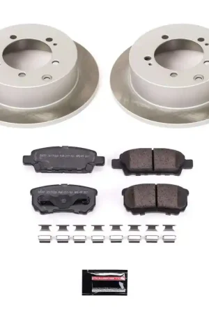 No Minimum Order Power Stop 05-06 Mitsubishi Outlander Rear Semi-Coated Rotor Kit | Graveyard Performance