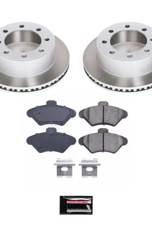 Handmade Power Stop 94-98 Ford Mustang Front Semi-Coated Rotor Kit | Graveyard Performance
