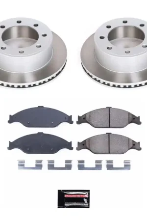 Power Stop 99-04 Ford Mustang Front Semi-Coated Rotor Kit | Graveyard Performance Limited Edition