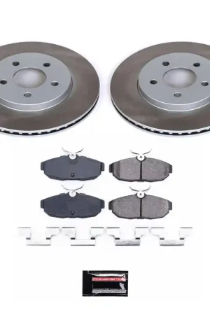 Price Drop Power Stop 05-11 Ford Mustang Rear Semi-Coated Rotor Kit | Graveyard Performance