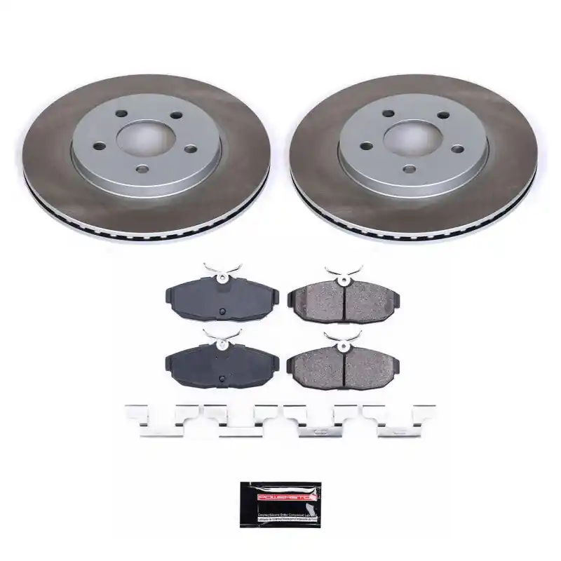 Price Drop Power Stop 05-11 Ford Mustang Rear Semi-Coated Rotor Kit | Graveyard Performance