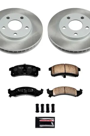Power Stop 94-96 Pontiac Trans Sport Front Semi-Coated Rotor Kit | Graveyard Performance Direct From Manufacturer