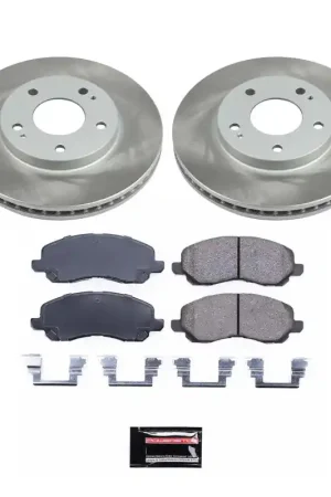 Power Stop 03-04 Mitsubishi Outlander Front Semi-Coated Rotor Kit | Graveyard Performance Popular