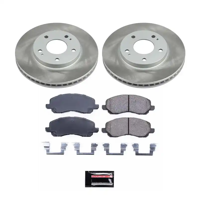 Power Stop 03-04 Mitsubishi Outlander Front Semi-Coated Rotor Kit | Graveyard Performance Popular