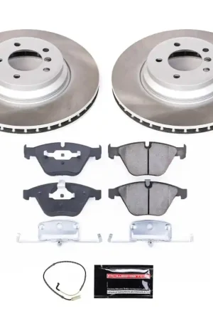 Power Stop 07-08 BMW 335xi Front Semi-Coated Rotor Kit | Graveyard Performance Flash Sale