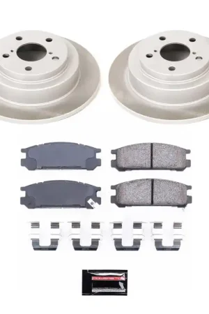 Power Stop 90-99 Subaru Legacy Rear Semi-Coated Rotor Kit | Graveyard Performance Bulk Order
